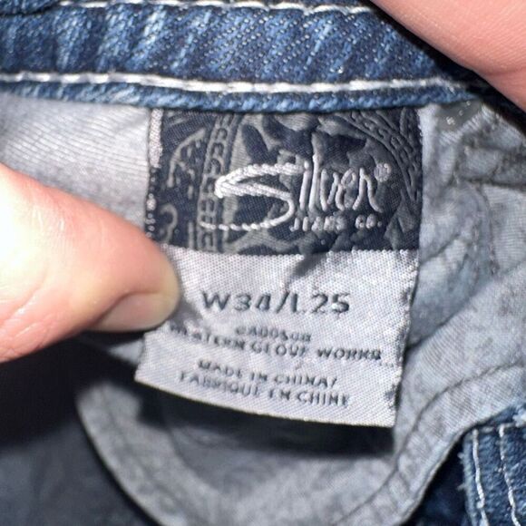 Silver Aiko skinny distressed 31x25 destroyed jeans - Picture 3 of 4